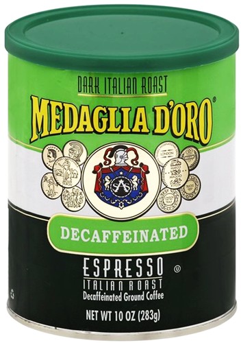 Medaglia D'Oro Decaffeinated Coffee  10 oz Can